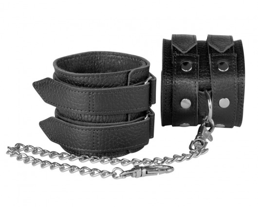 Чёрные кожаные оковы - Sitabella - купить с доставкой в Северодвинске