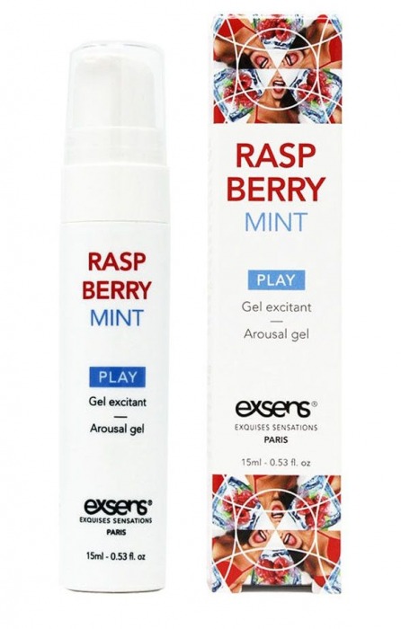 Возбуждающий гель Raspberry Mint с ароматом малины и мяты - 15 мл. - Exsens - купить с доставкой в Северодвинске