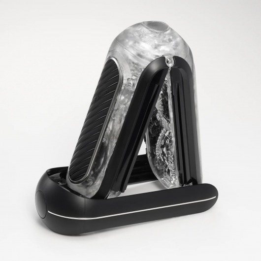 Черный мастурбатор Tenga Flip Zero Gravity с вибрацией - Tenga - в Северодвинске купить с доставкой