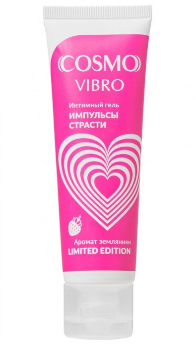 Возбуждающий гель на водно-силиконовой основе Cosmo Vibro с ароматом земляники - 50 гр. - Биоритм - купить с доставкой в Северодвинске