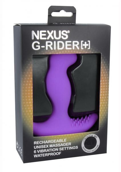Фиолетовый вибромассажер простаты Nexus G-Rider+ - 12,6 см. - Nexus Range - в Северодвинске купить с доставкой
