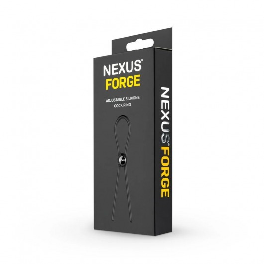Черное эрекционное лассо Nexus Forge Single - Nexus Range - в Северодвинске купить с доставкой