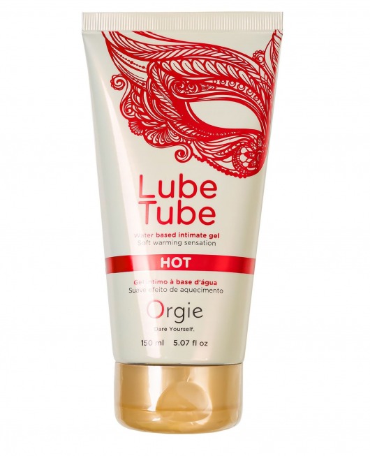 Интимный гель на водной основе Lube Tube Hot с разогревающим эффектом - 150 мл. - ORGIE - купить с доставкой в Северодвинске