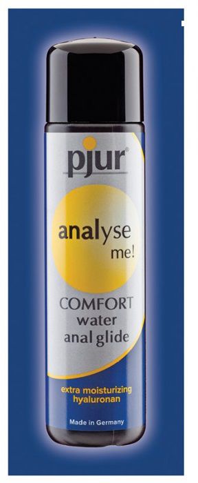 Анальный лубрикант pjur ANALYSE ME Comfort Water Anal Glide - 2 мл. - Pjur - купить с доставкой в Северодвинске