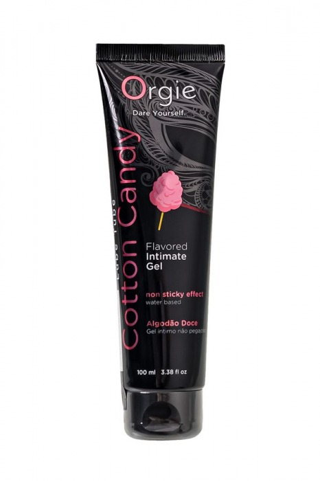 Интимный гель на водной осное Lube Tube Cotton Candy со вкусом сахарной ваты - 100 мл. - ORGIE - купить с доставкой в Северодвинске