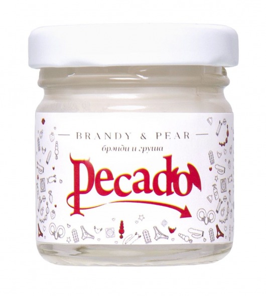 Массажная свеча Brandy   Pear - 35 мл. - Pecado - купить с доставкой в Северодвинске