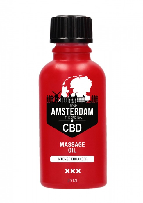 Стимулирующее масло Intense CBD from Amsterdam - 20 мл. - Shots Media BV - купить с доставкой в Северодвинске