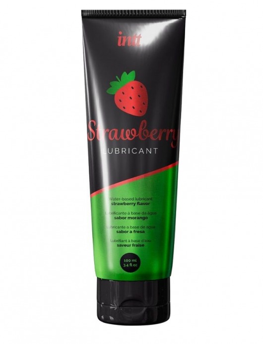 Смазка на водной основе с ароматом клубники Strawberry Lubricant - 100 мл. - INTT - купить с доставкой в Северодвинске