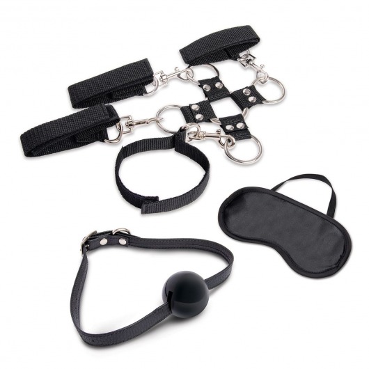 Набор для фиксации из 7 предметов Hogtie   Ball Gag Kit - Lux Fetish - купить с доставкой в Северодвинске