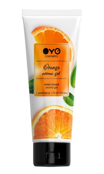 Лубрикант на водной основе OYO Aroma Gel Orange с ароматом апельсина - 75 мл. - OYO - купить с доставкой в Северодвинске