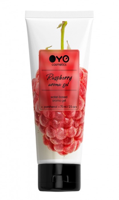 Лубрикант на водной основе OYO Aroma Gel Raspberry с ароматом малины - 75 мл. - OYO - купить с доставкой в Северодвинске