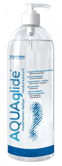 Гель-лубрикант AQUAglide на водной основе - 1000 мл. - Joy Division - купить с доставкой в Северодвинске