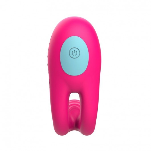 Розовое виброкольцо с пультом ДУ - I-MOON - в Северодвинске купить с доставкой