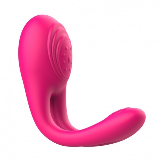 Розовое виброкольцо с пультом ДУ - I-MOON - в Северодвинске купить с доставкой