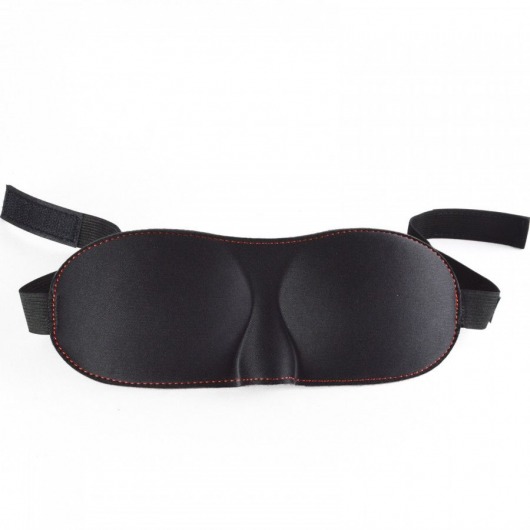 Черная маска на липучке «Комфорт» - Sitabella - купить с доставкой в Северодвинске