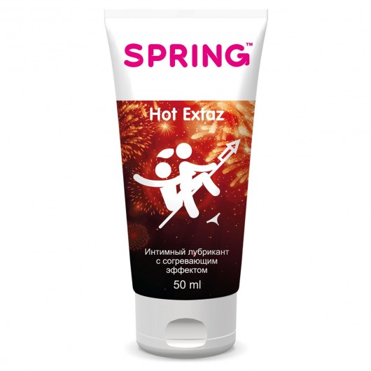 Согревающие интимный лубрикант Spring Hot Extaz - 50 мл. - SPRING - купить с доставкой в Северодвинске