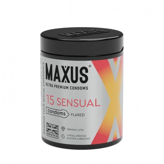 Анатомические презервативы MAXUS Sensual - 15 шт. - Maxus - купить с доставкой в Северодвинске