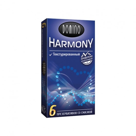 Текстурированные презервативы Domino Harmony - 6 шт. - Domino - купить с доставкой в Северодвинске