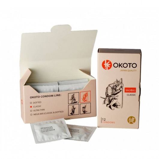 Презервативы OKOTO Classic - 12 шт. - Sitabella - купить с доставкой в Северодвинске