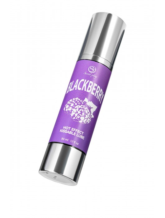 Массажное масло 2-в-1 Blackberry Hot Effect с разогревающим эффектом и вкусом ежевики - 50 мл. - Secret Play - купить с доставкой в Северодвинске