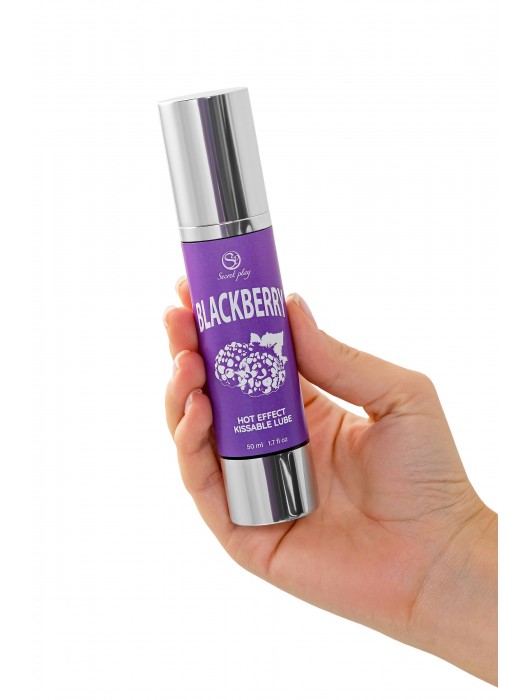 Массажное масло 2-в-1 Blackberry Hot Effect с разогревающим эффектом и вкусом ежевики - 50 мл. - Secret Play - купить с доставкой в Северодвинске