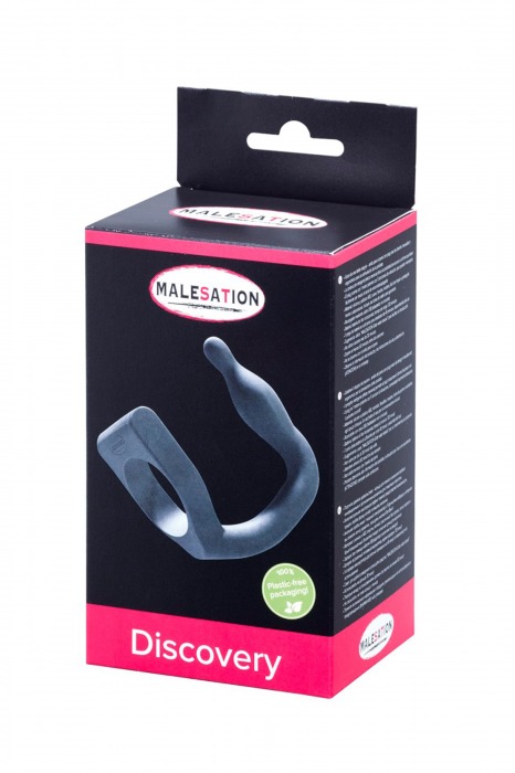 Эрекционное кольцо с вибровтулкой Discovery - MALESATION - в Северодвинске купить с доставкой
