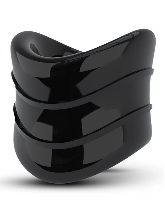 Черное эрекционное кольцо на мошонку Beef Ball Stretcher Snug X Long - Blush Novelties - в Северодвинске купить с доставкой