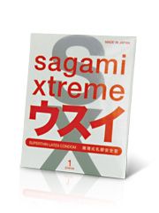 Ультратонкий презерватив Sagami Xtreme SUPERTHIN - 1 шт. - Sagami - купить с доставкой в Северодвинске