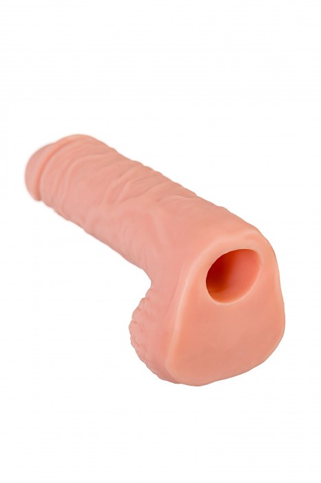 Телесная удлиняющая фаллическая насадка - 16 см. - ToyFa - в Северодвинске купить с доставкой