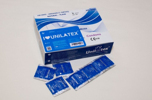 Классические презервативы Unilatex Natural Plain - 144 шт. - Unilatex - купить с доставкой в Северодвинске