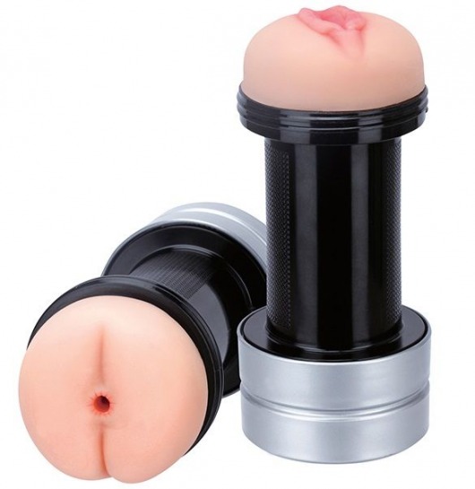 Мастурбатор 2-в-1 REALSTUFF 2 IN 1 HUMMER ANUS   VAGINA: вагина и анус - Dream Toys - в Северодвинске купить с доставкой