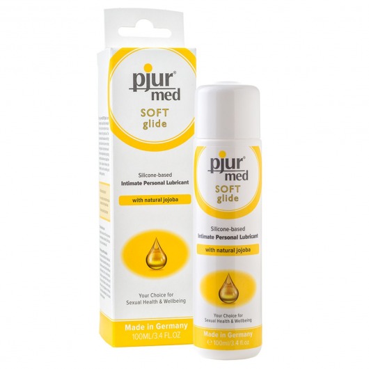 Силиконовый лубрикант с жожоба pjur MED Soft glide - 100 мл. - Pjur - купить с доставкой в Северодвинске