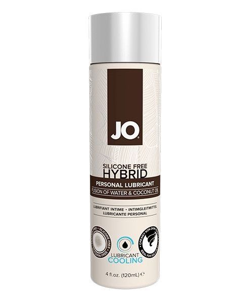 Водно-масляный лубрикант с охлаждающим эффектом JO Silicon free Hybrid Lubricant COOLING - 120 мл. - System JO - купить с доставкой в Северодвинске