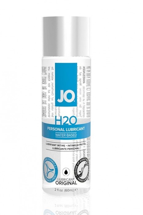 Нейтральный лубрикант на водной основе JO Personal Lubricant H2O - 60 мл. - System JO - купить с доставкой в Северодвинске