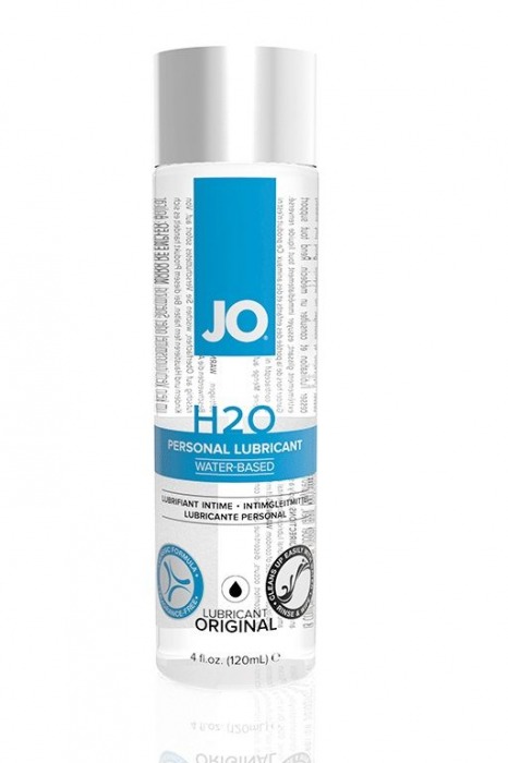 Нейтральный лубрикант на водной основе JO Personal Lubricant H2O - 120 мл. - System JO - купить с доставкой в Северодвинске