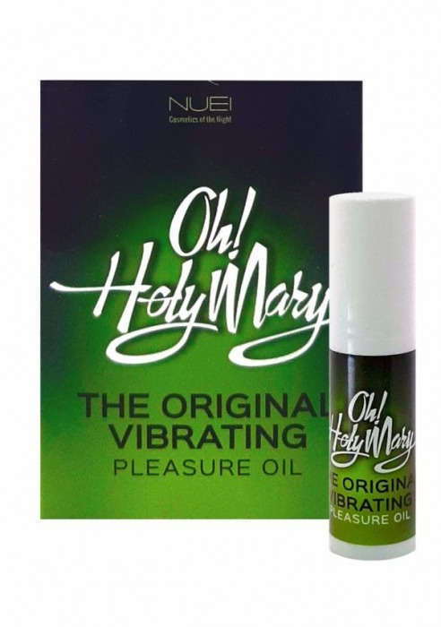 Масло унисекс с эффектом вибрации Oh! Holy Mary - 6 мл. - Nuei cosmetics - купить с доставкой в Северодвинске