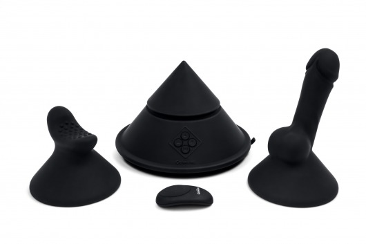 Конусный вибромассажер Cowgirl Cone с 2 насадками - CowGirl - купить с доставкой в Северодвинске