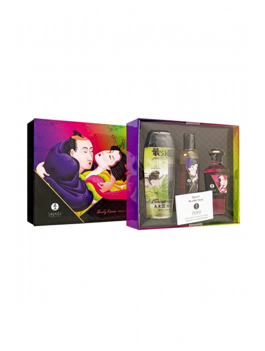 Подарочный набор Fruity Kisses из 3 предметов - Shunga - купить с доставкой в Северодвинске