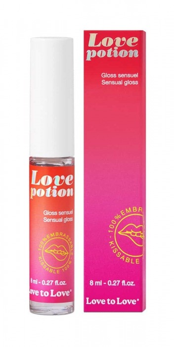 Возбуждающий блеск для губ Love Potion - 8 мл. - Love to Love - купить с доставкой в Северодвинске