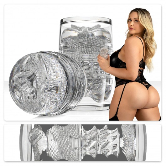 Прозрачный двусторонний мастурбатор Fleshlight Quickshot Mia Malkova - Fleshlight - в Северодвинске купить с доставкой