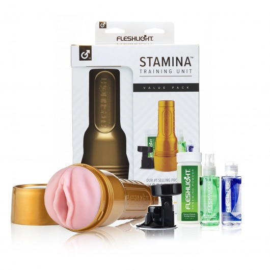 Набор для мастурбации Fleshlight Stamina Training Unit - Fleshlight - в Северодвинске купить с доставкой Набор для мастурбации Fleshlight Stamina Training Unit - Fleshlight - в Северодвинске купить с доставкой