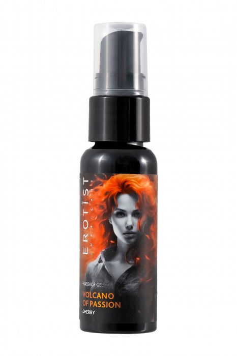 Гель с эффектом вибрации Volcano Of Passion со вкусом вишни - 25 мл. - Erotist Lubricants - купить с доставкой в Северодвинске