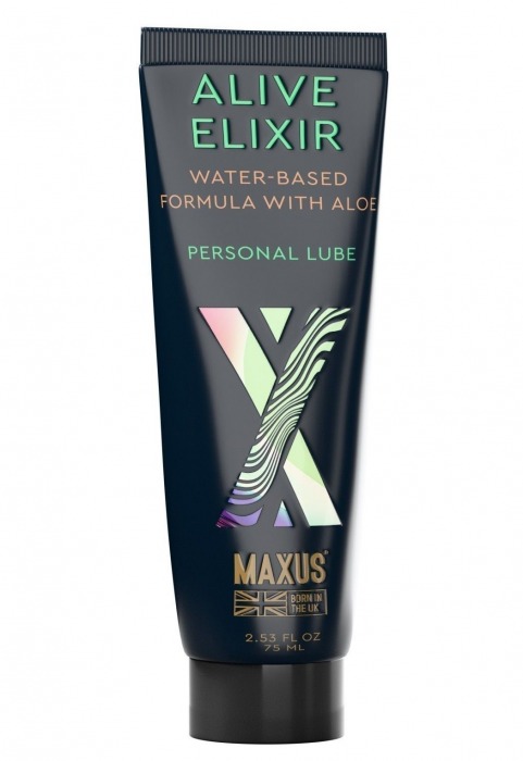 Интимный гель на водной основе MAXUS Alive Elixir - 75 мл. - Maxus - купить с доставкой в Северодвинске