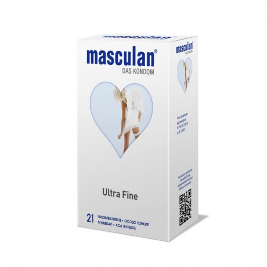 Особо тонкие презервативы Masculan Ultra Fine - 21 шт. - Masculan - купить с доставкой в Северодвинске