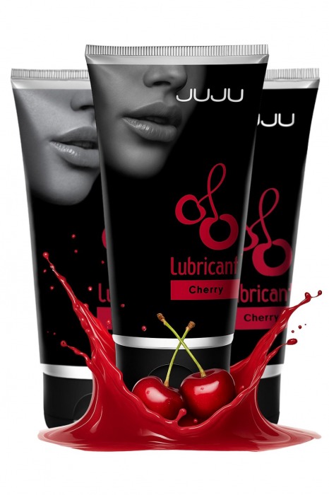 Набор из 3 съедобных лубрикантов JUJU со вкусом вишни - JuJu - купить с доставкой в Северодвинске Набор из 3 съедобных лубрикантов JUJU со вкусом вишни - JuJu - купить с доставкой в Северодвинске
