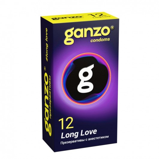 Презервативы с анестетиком для продления удовольствия Ganzo Long Love - 12 шт. - Ganzo - купить с доставкой в Северодвинске