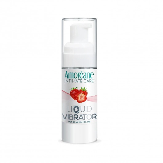Жидкий вибратор со вкусом клубники Amoreane Strawberry - 30 мл. - Amoreane - купить с доставкой в Северодвинске