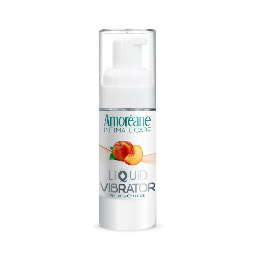 Жидкий вибратор со вкусом персика Amoreane Peach - 30 мл. - Amoreane - купить с доставкой в Северодвинске