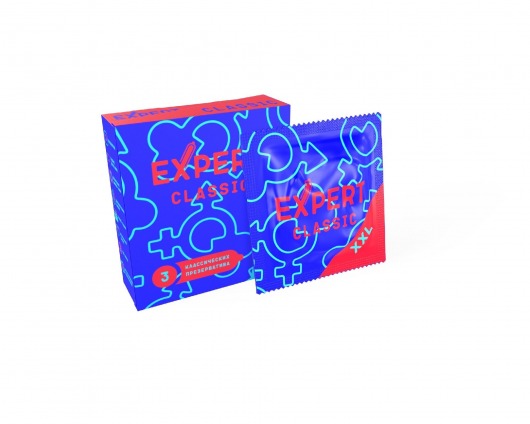 Презервативы увеличенного размера Expert Classic XXL - 3 шт. - Expert - купить с доставкой в Северодвинске
