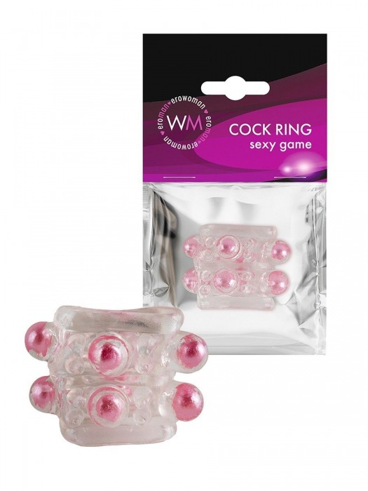 Прозрачная насадка на пенис с цветными шариками - Erowoman-Eroman - в Северодвинске купить с доставкой